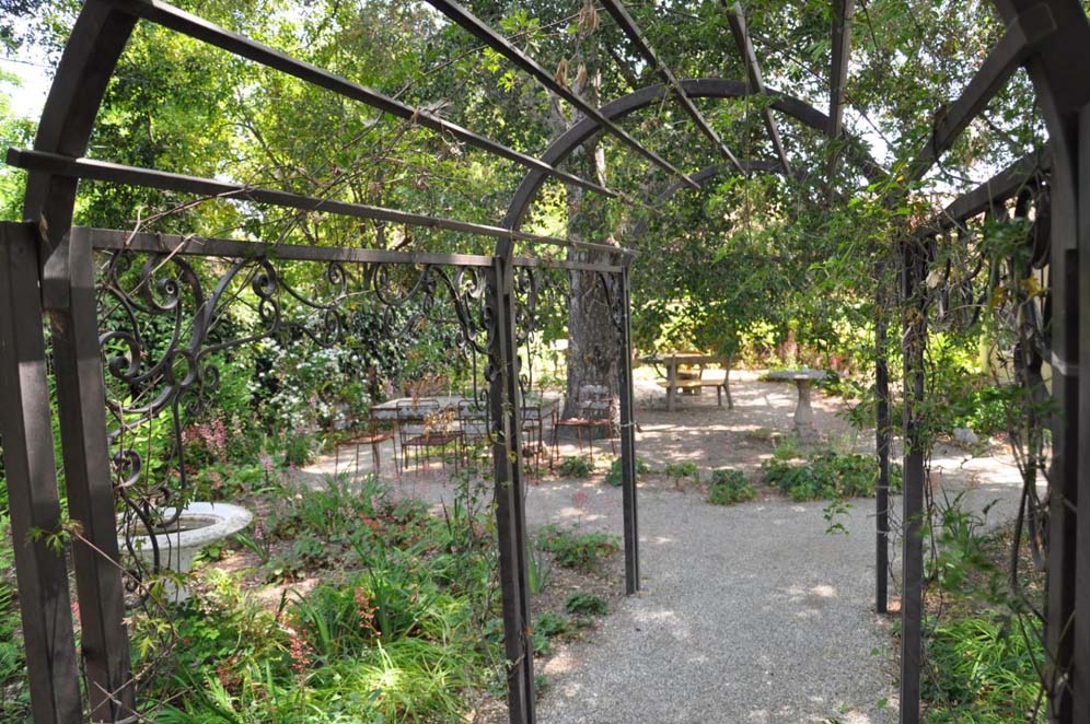 View Through Metal Archway